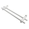 Bathroom Hanging Towel Rail Storage Holder Compatible with Radiators For 0 to 2m ABS and Carbon Steel for Towels