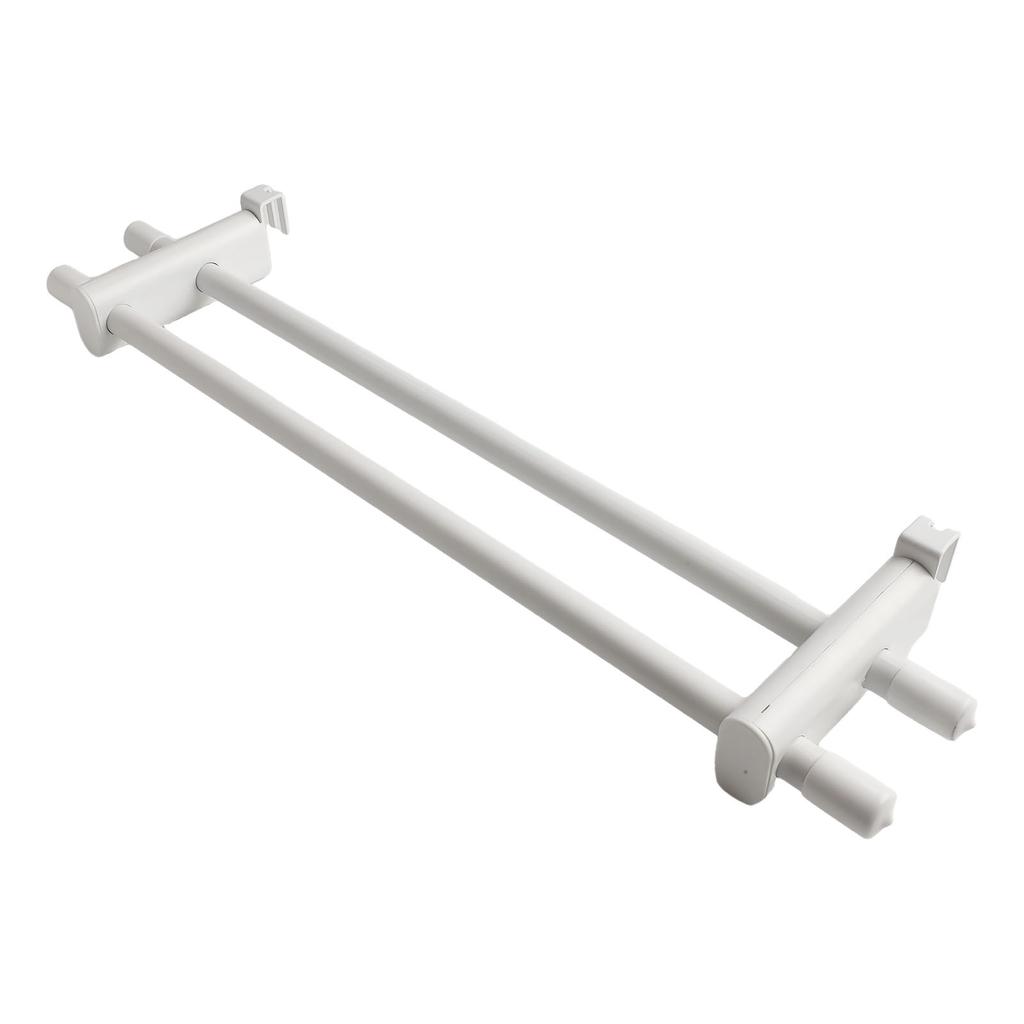 Bathroom Hanging Towel Rail Storage Holder Compatible with Radiators For 0 to 2m ABS and Carbon Steel for Towels
