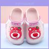 Adorable Girls Summer Hole Shoes Breathable And Lightweight Slip-on Sandals For Kids