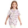 Girls' Polka Dot Print Casual T-Shirt for School Uniform and Everyday Wear