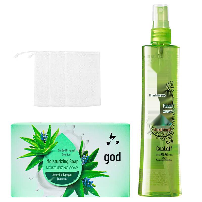 

Liushen Aloe & Ophiopogon Soap & Floral Water Set