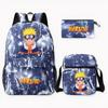 ONE PIECE heat transfer schoolbag primary school student printed backpack large capacity backpack backpack pencil case