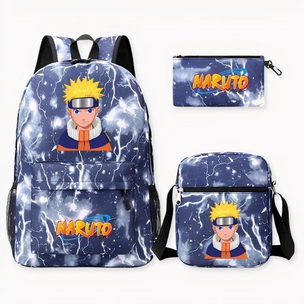 ONE PIECE heat transfer schoolbag primary school student printed backpack large capacity backpack backpack pencil case