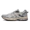 Asics Gel-Kahana 8 Silver Dark Grey Non-Slip Breathable Rebound Low-Top Casual Trail Running Shoes Women Sneaker Gray Brown 1012A978-028