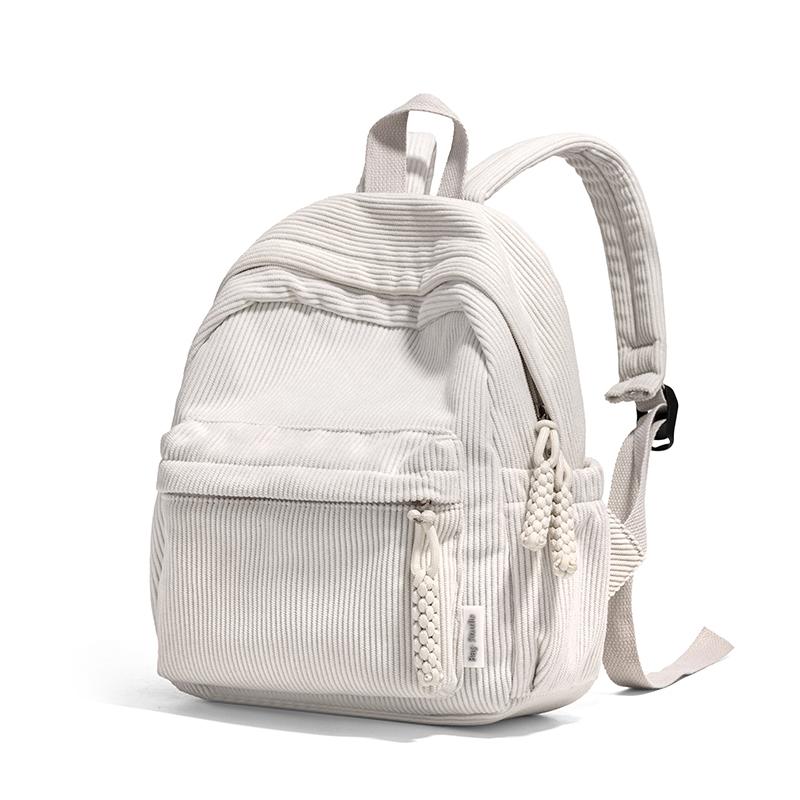 

Женский вельветовый рюкзак бежевый