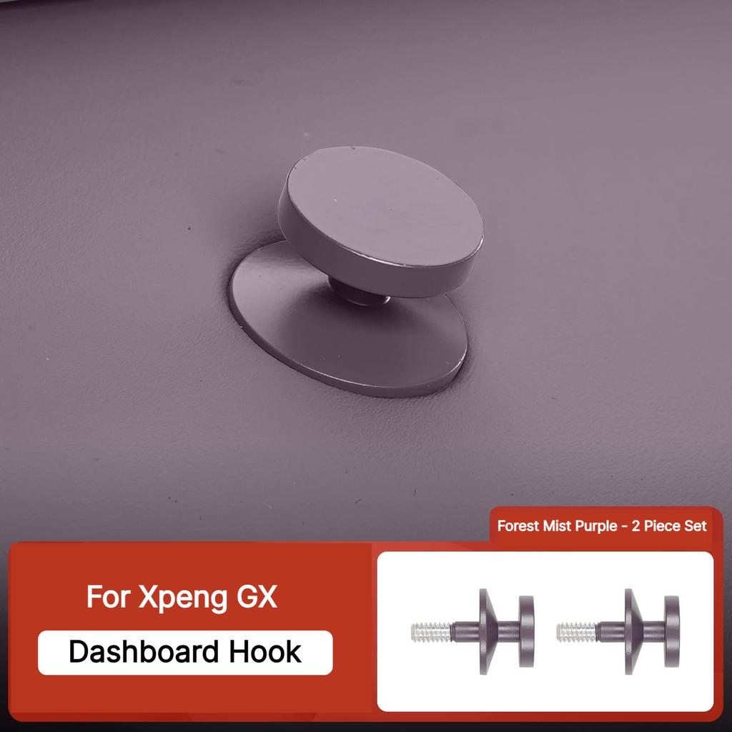 For Xpeng GX Xiaopeng GX 2026 Car Dashboard Storage Hooks Fixed Screws Interior Modification Accessories