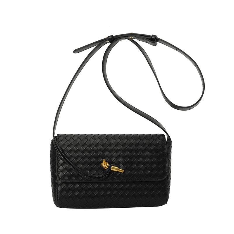 Persönlichkeit Trendtasche Damen Sommer neue Mode Textur Handtasche Schulter Umhängetasche gewebte Damentasche