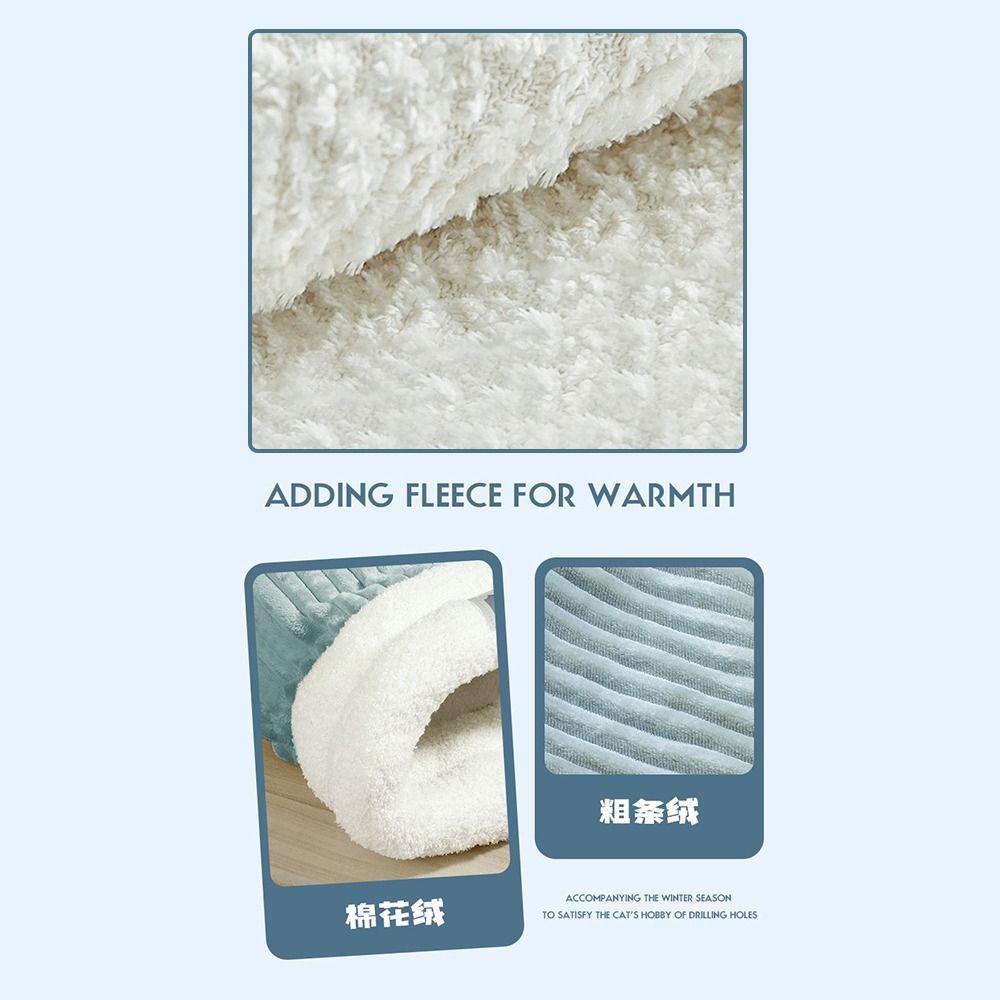 Fleece Cotton Sleeping Bag Nest Corduroy Fabric Cat Bed Cave New Warm Bed Winter