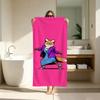 Y2K American Trendy Cartoon Towel Microfiber soft Beach Towel for Travel Fitness Sauna Bathing Camping