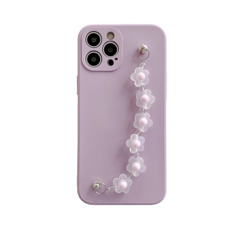 ins Korean wind flower bracelet iPhone11promax mobile phone case Apple 11/11pro matte soft case