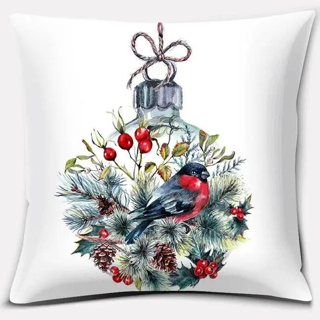 Christmas Decoration Series Pillow Gift Home Office Bedroom Sofa Car Cushion Cover