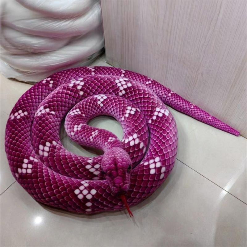 Oversized Snake Prank Toy Stuffed Animals Toy for Adult Halloween Stuffed Snake Figure Toy Prank for Kids