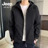 JEEP SPIRIT Men's Hooded Business Casual Jacket 1208