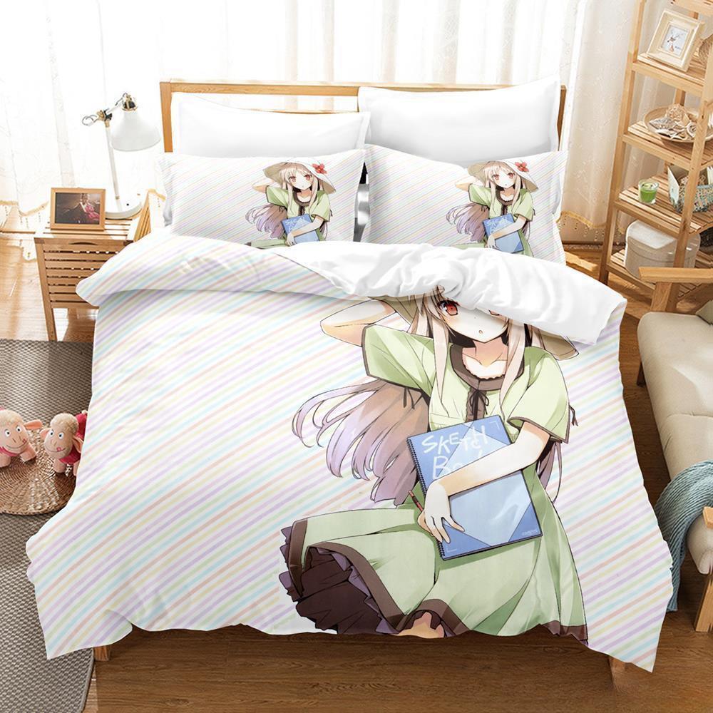 3d Print Anime The Pet Girl Of Sakurasou Bedding Set Single Twin Full Queen King Size Bed Set Adult Kid Bedroom Duvet Cover Sets