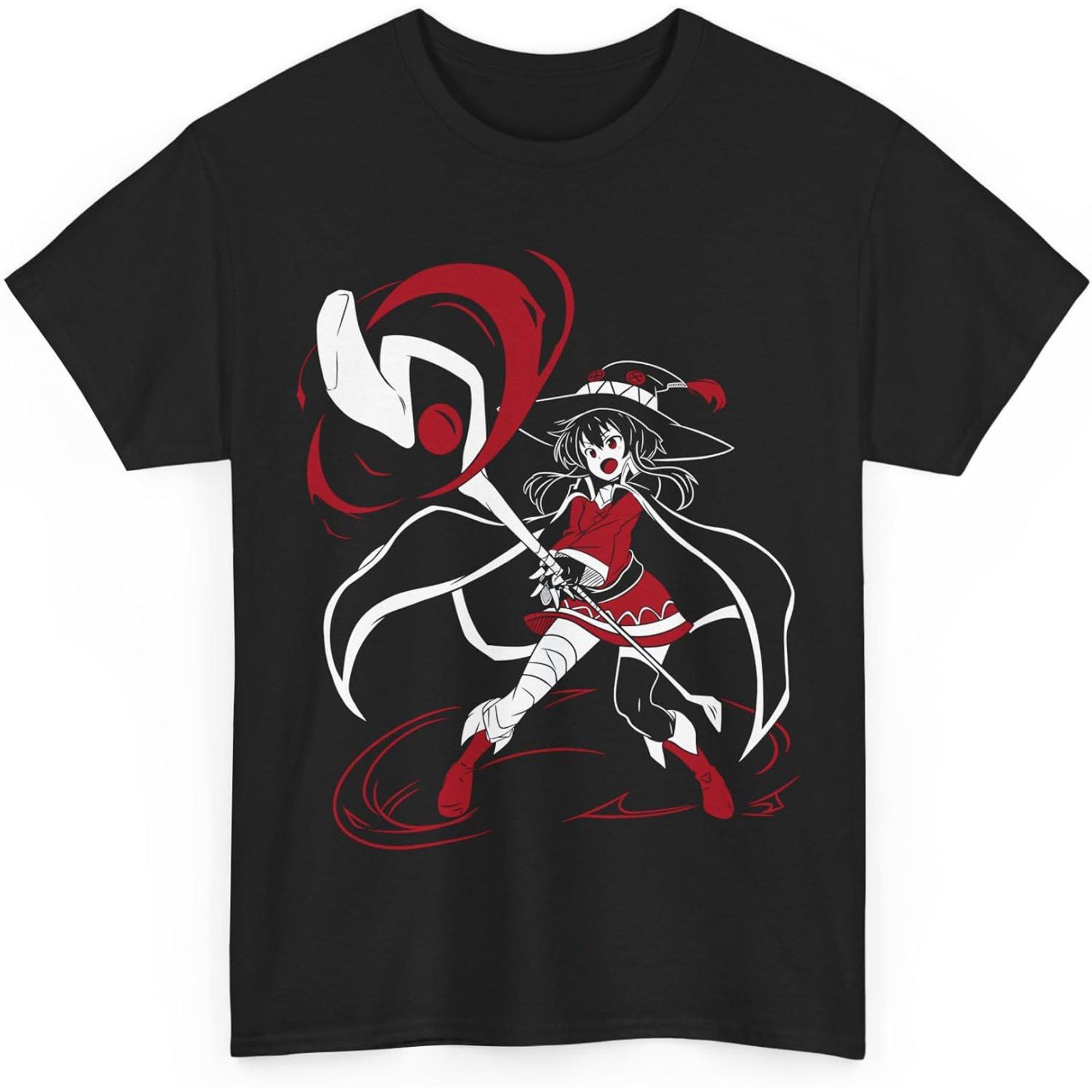 

Kono suba Anime Megumin T-Shirt Merch Casual Short Sleeved Unisex High-end Luxury Oversized hot product Classic tee Comfortable 4XL