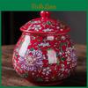 Jar Ginger Ceramic With Lid Chinese Temple Jar Decorative Vase For Home Decor Storage
