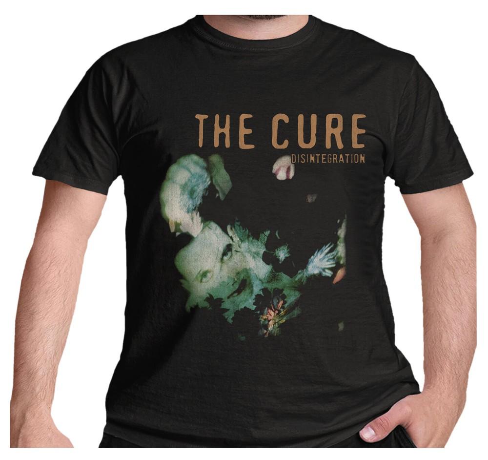 

The Cure T Shirt Disintegration Mens Black Classic Rock Band Tee New Official XL