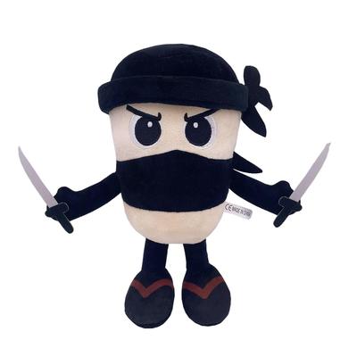 Italian Brain Lot Capuccino Asashino Tuntun Tuntun Saful Plush Toy, 30cm, Pillow, Soft, Cute, Funny, Room Decor, Figurine, Kids' Holiday Gift, Toy (L)