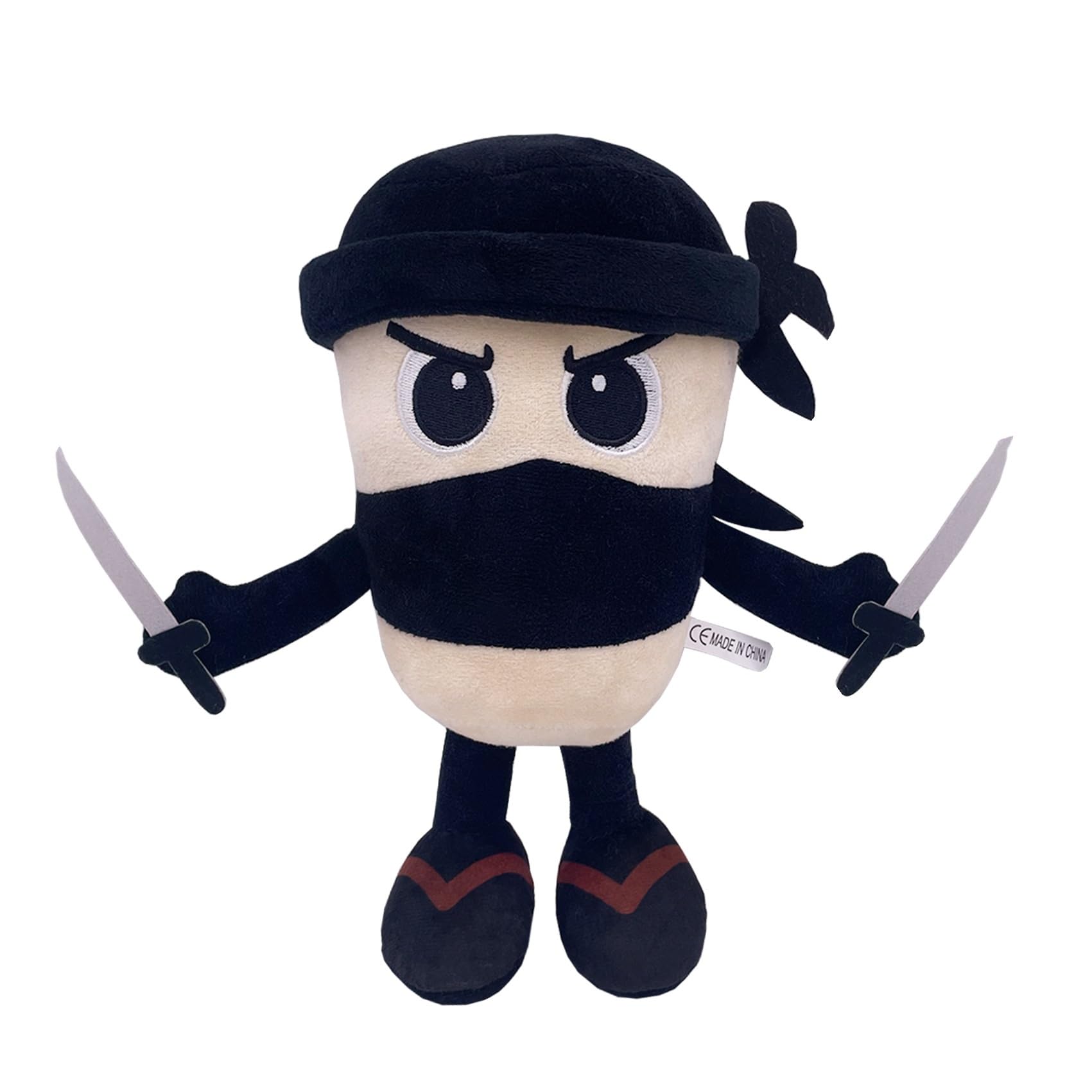 

Italian Brain Lot Capuccino Asashino Tuntun Tuntun Saful Plush Toy, 30cm, Pillow, Soft, Cute, Funny, Room Decor, Figurine, Kids Holiday Gift, Toy (L)