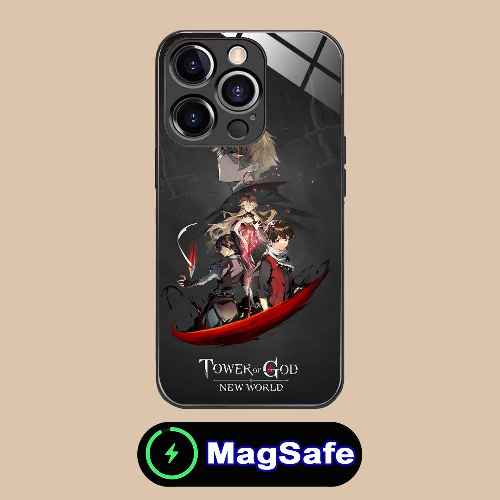 Anime Game Tower of God Phone Case for iPhone 17 16 15 14 13 12 11 Air Pro Max Plus Mini MagSafe Glass Colorful Cover Smartphone