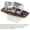 HVAC Blower Motor Resistor Replaces YH-1697 Fit For Ford 1997-2014 E150 E250, 1997- E350, 2000-2005 Excursion, 1999-2007 F250 F350 F450 F550 Super