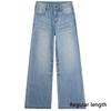 Light Blue Ice Cool Lyocell Cotton Breathable Thin Drape Wide Leg Casual Denim Pants Spring Summer Casual Pants Oversize Denim Trousers