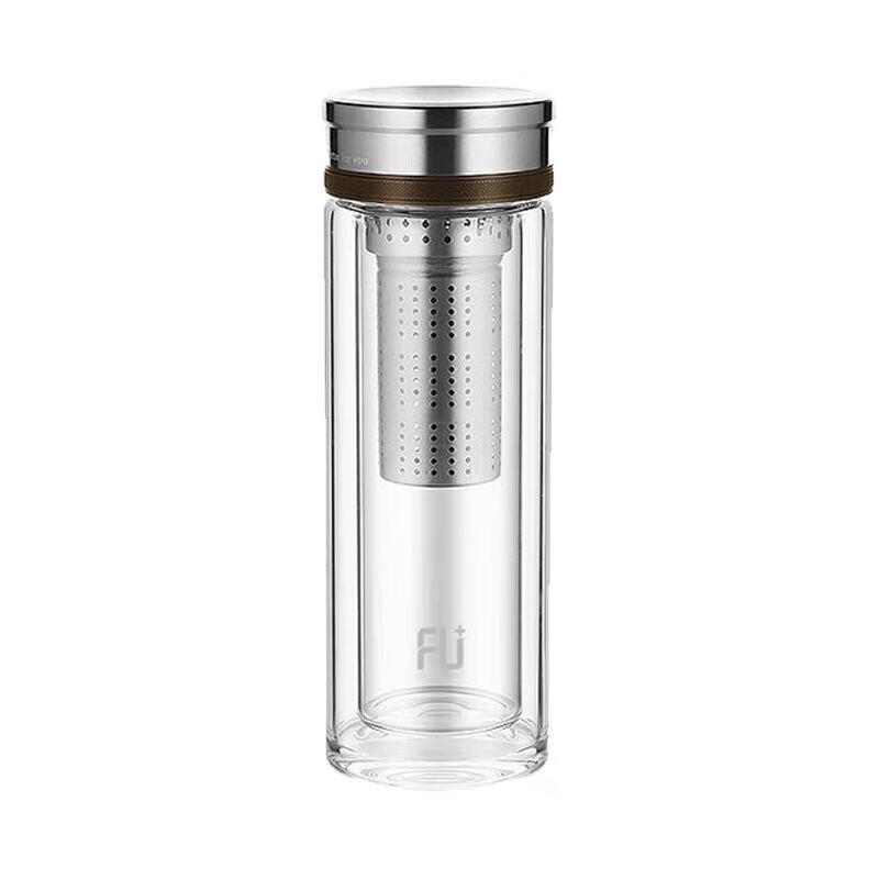 Fuguang FU+ Double-Wall Heat-Resistant Glass Travel Mug