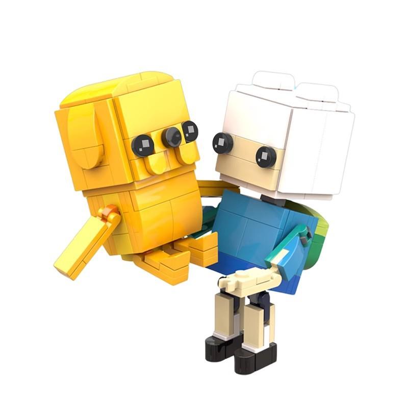 Building Block Compatible With 71483 Adventure Treasure Finnjake Square Head Boy, Creative Toy Puzzle