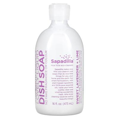 Lovely Liquid, Dish Soap, Sweet Lavender + Lime, 473 Ml (16 Fl Oz)