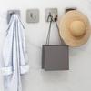 20PCS Rustproof Stainless Steel Hook Strong Adhesive Strong Adhesive Hook  Kitchen Use