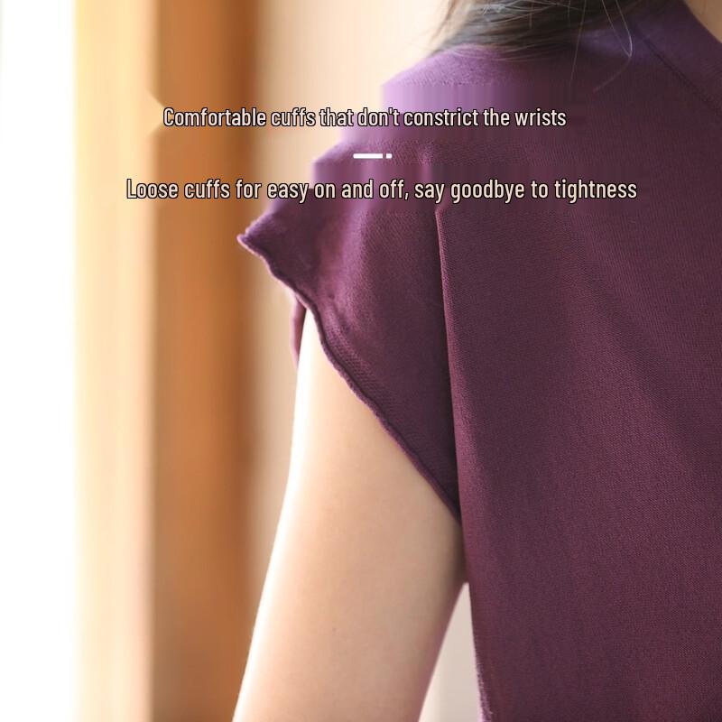 Datang Furen Women's Summer Ice Silk Feel Loose Knit T-Shirt