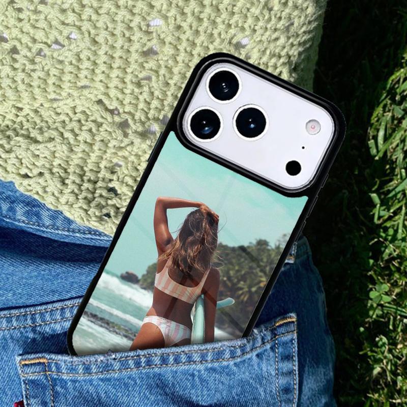 Anime Summer Bikini Girls Phone Case Cover for IPhone 11 12 13 14 15 16e 17 Pro Max Coque for IPhone 17 Air