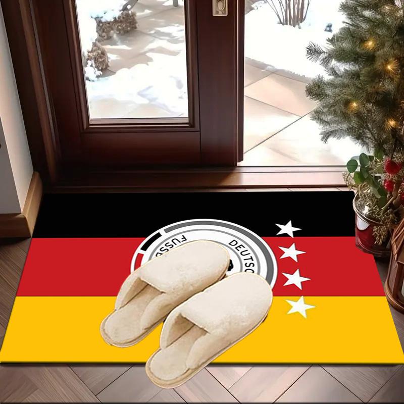 German Football Emblem Printed Area Rug for Office, Chair Rug, Decorative Carpet Floor Mat, Large Size Fan gifts Christmas gifts