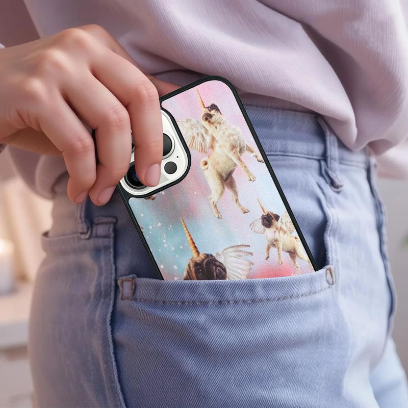 CUTE PUPPY PUG DOG MOPS Phone Case For iPhone 17 Air 15 16e 14 13 Pro Max Coque 12 11 Pro Max PLUS cover