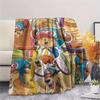 1 BUC Bucată Unică Tony Tony Chopper Pătură din Flanel cu Model Potrivită pentru Toate Sezoanele Pentru Decor Acasă Căldură și Confort Cadouri Cadou de Sărbători
