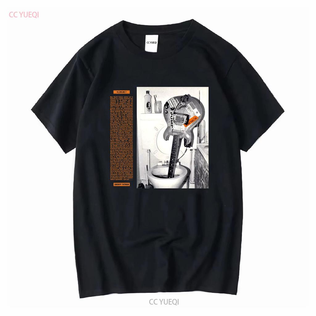Carter USM T-shirt Sheriff Fat Unisex vintage Lavata Casual Comoda moda Elasticizzato uomo Leggermente Top Per l'uso quotidiano
