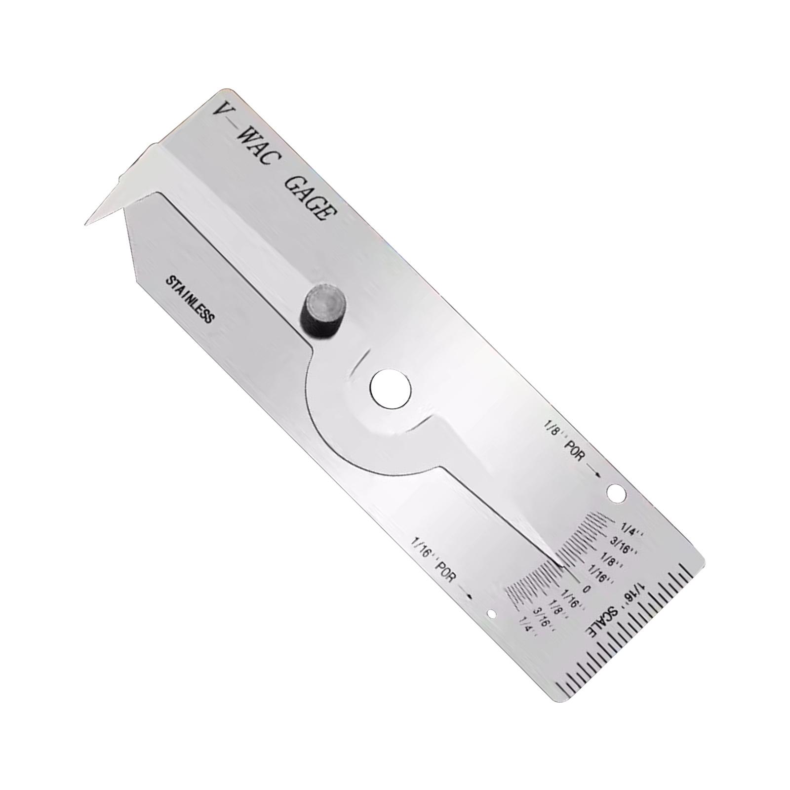 

Измерительный прибор для контроля сварки из нержавеющей стали с дюймовой резьбой, глубиномер для проверки поднутрений и выступов