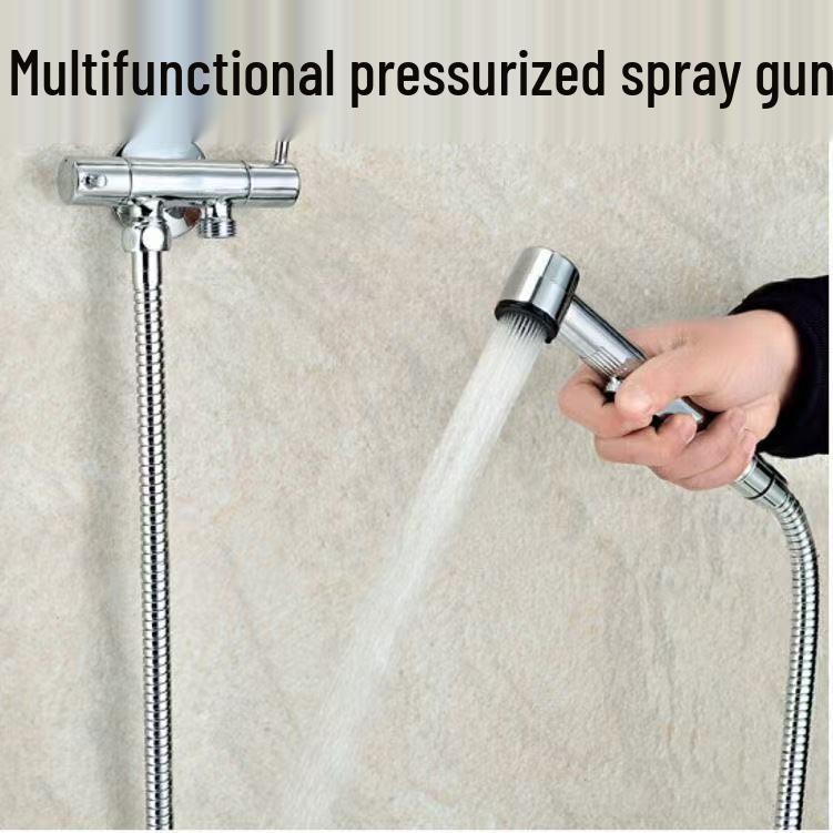 Bathroom Bidet Sprayer Set: Toilet, Shower, ABS Booster Water Gun Washer