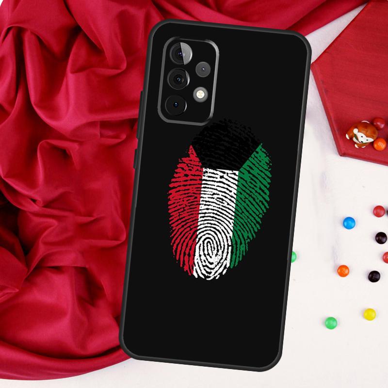 Kuwait Flag For Samsung Galaxy A15 A55 A53 A33 A35 A22 A32 A52 A54 A34 A14 A56 A36 A26 A16 A05 A06 Case
