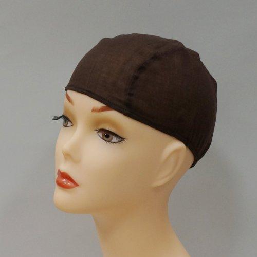 Brown Gauze Inner Cap, Size L, 56cm - 60cm, Ideal for Wigs, Wig Base