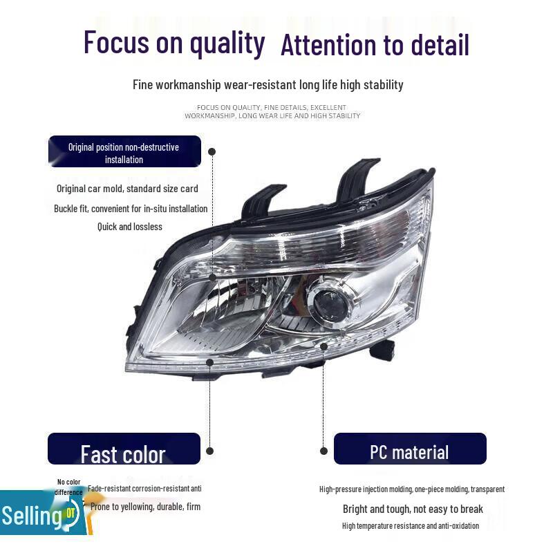 Compatible with Changan Ruixing M80 Front Headlight Assembly (Original)