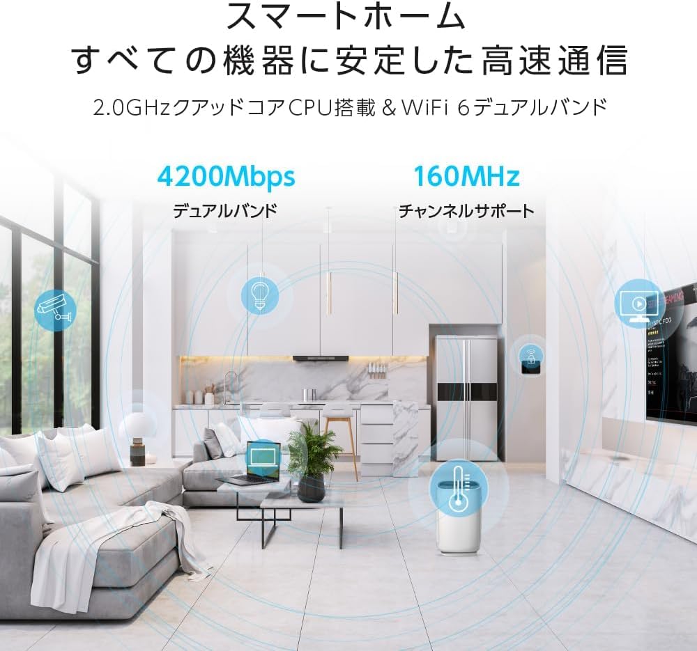 Asus WiFi Wireless Router Latest Standard WiFi6 V6 Plus Dual Band Compatible with OCN Virtual Supports Both Vertical and Wall Includes Network