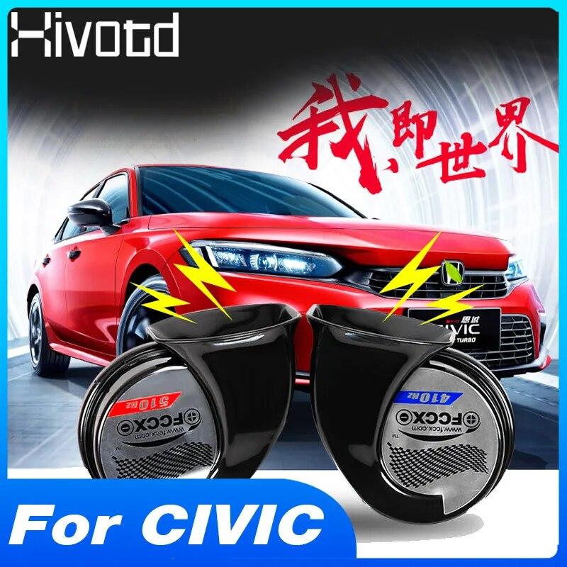 

Для Honda Civic 11th 2022 Gen Body Kit, чехол для внешнего украшения автомобиля, звуковой сигнал с поездом улитки, супер громкий, водостойкий, автомобильные аксессуары, часть