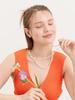 Cerabonito Stratigraphy Round Ceramic Earrings (Ps)