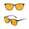 [FEISEDY] Blue Light Blocking Glasses, Non-Prescription, for Gaming, PC Use, UV Protection (99.8% Cut, UV400), Colored Lenses, Wellington Style, for P