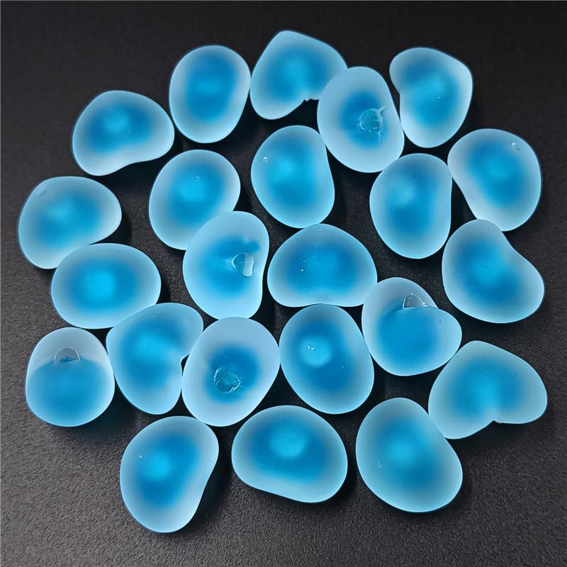 Candy Color Jewelry Accessories Making Acrylic Beads 10pcs Creative Single Eyelet Loose Beads Pendant Necklace Bracelet  Beads