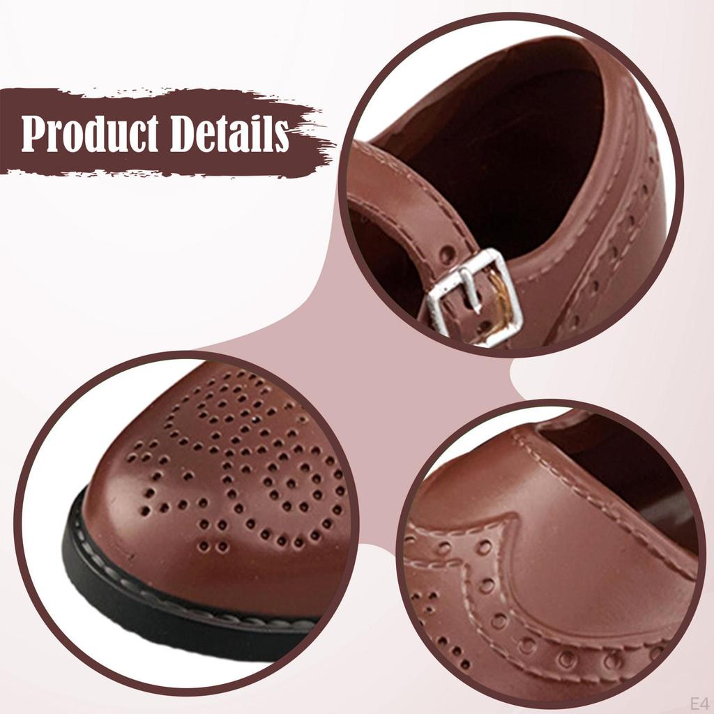 1/4 BJD Doll Shoes Dress up Lightweight Outfit Portable Easy to Wear Stylish Miniature Costume