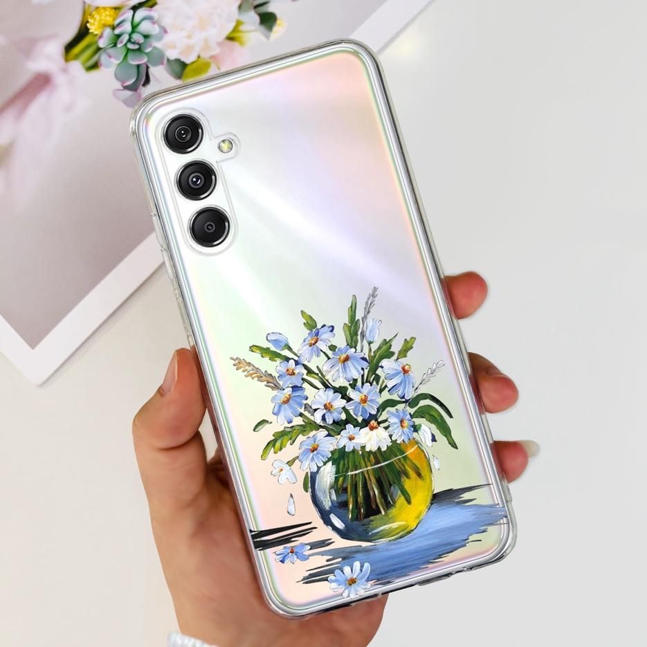 For Samsung Galaxy M34 5G Case SM-M346B New Fashion Painted Cover Clear Silicone Case For Samsung M34 M 14 Galaxy M14 Soft Shell