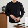 Men's 2025 Autumn/Winter Solid Color Jacquard Sweater, Stylish Half-High Collar Knitwear
