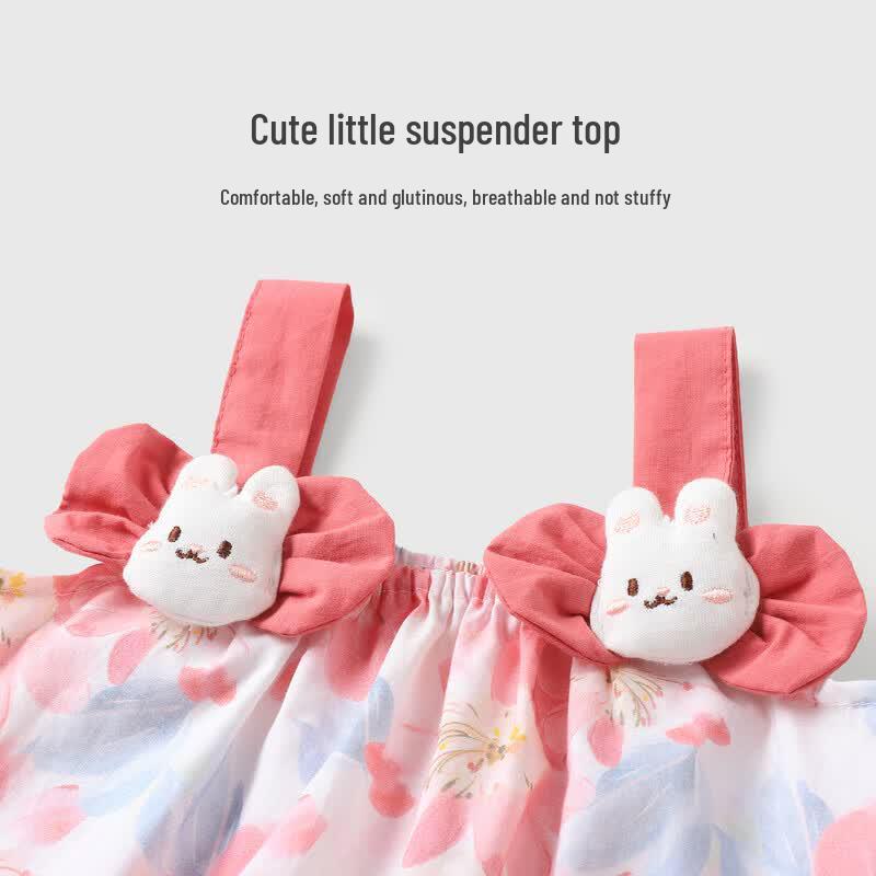 Youqi Baby Girls' Cute Summer Strap Set